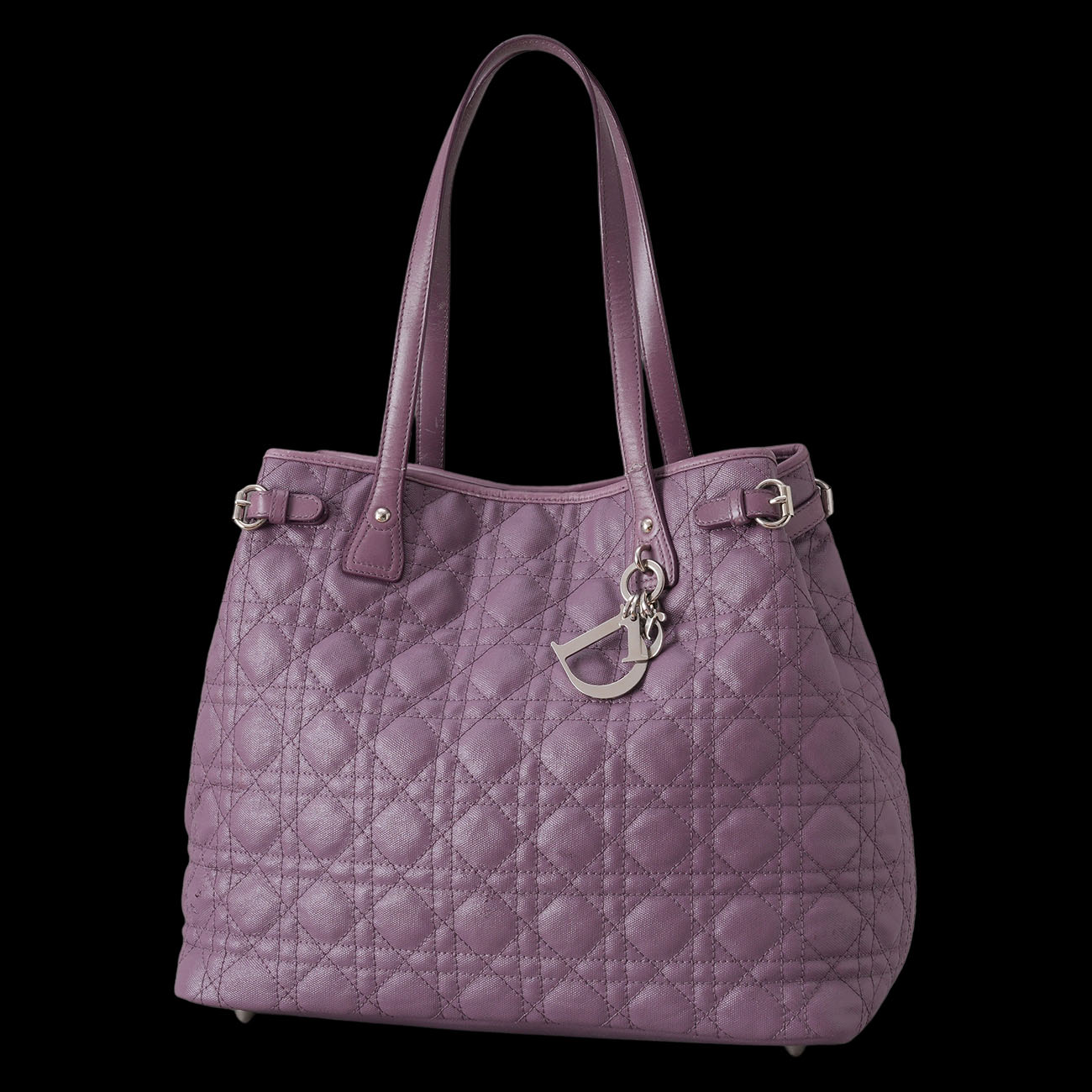 CHRISTIAN DIOR(USED)디올 까나쥬 토트백